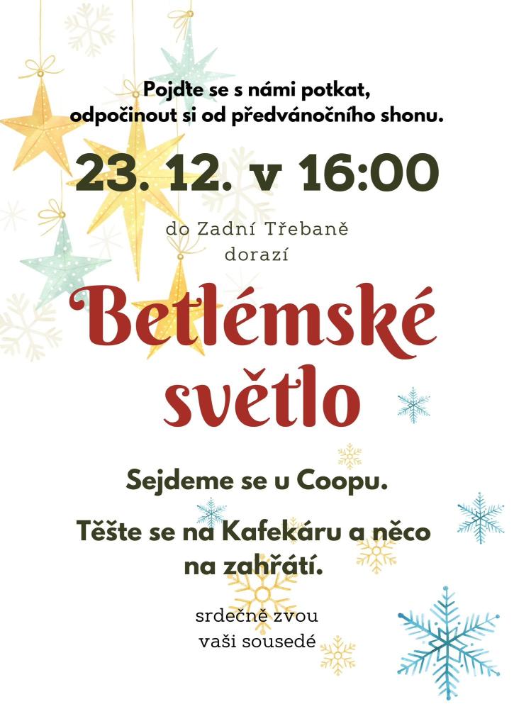 betlémské světlo